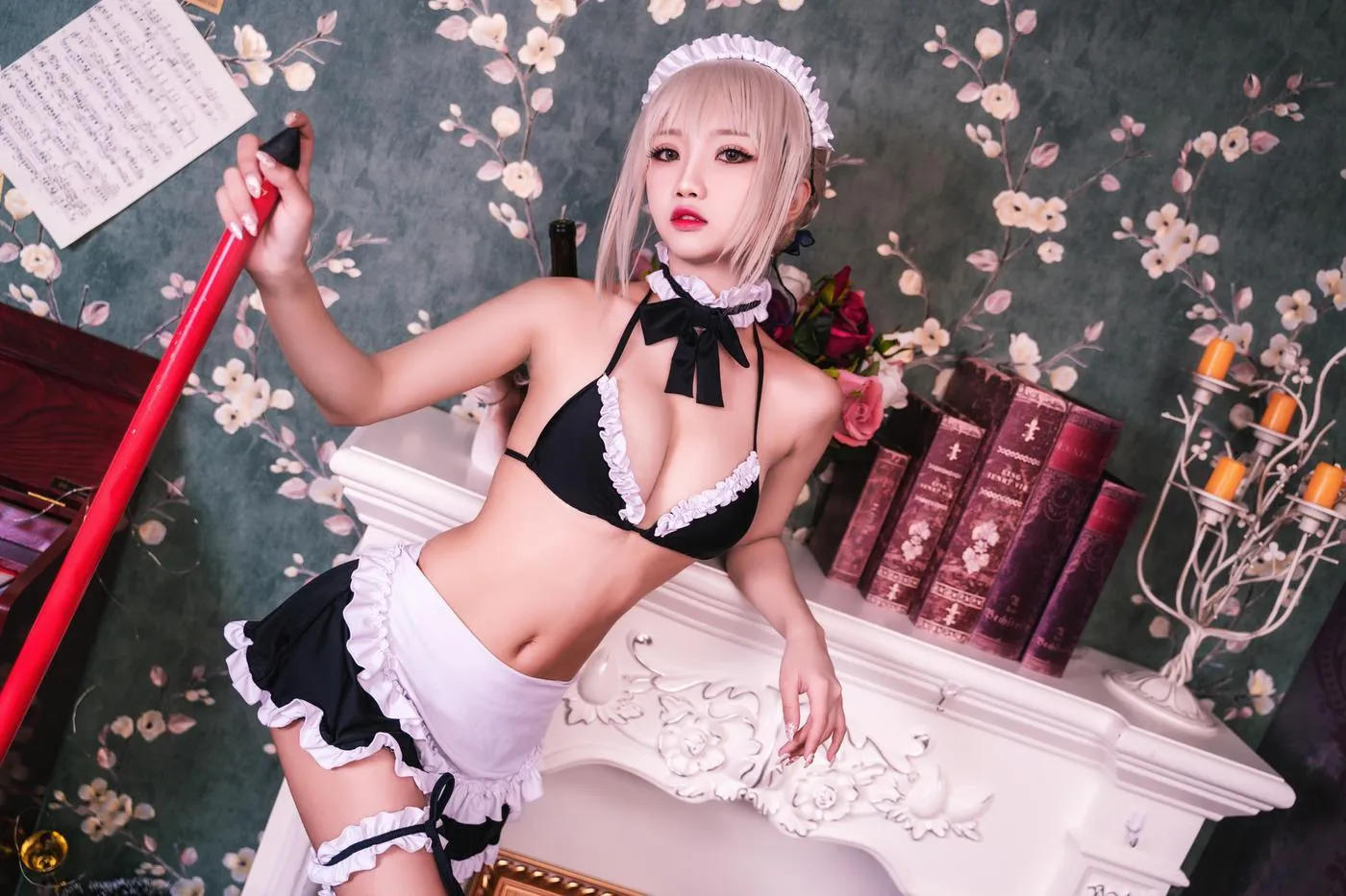鬼畜瑶在不在w – NO.29 黑呆女仆 [26P]插图